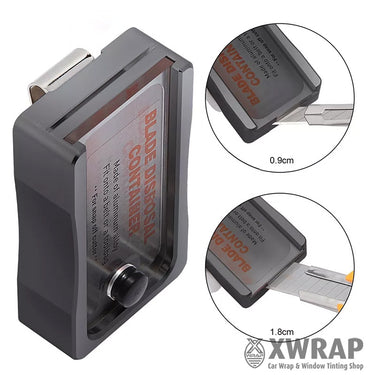 Magnetic blade catcher tray