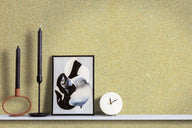 Champagne glitter interieurfolie toegepast in interieur