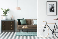 Dark Copper metaallook interieurfolie toegepast in interieur
