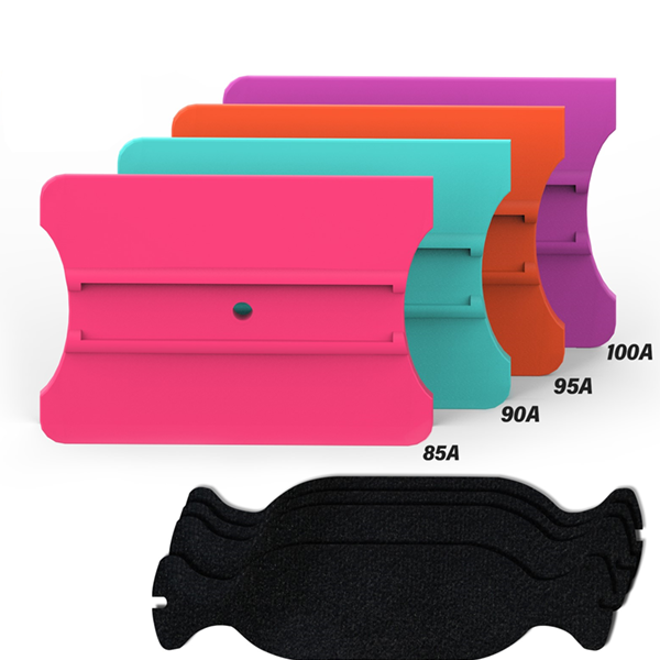 Detail viltrand en ribbel-grip op Switch-Card rakel