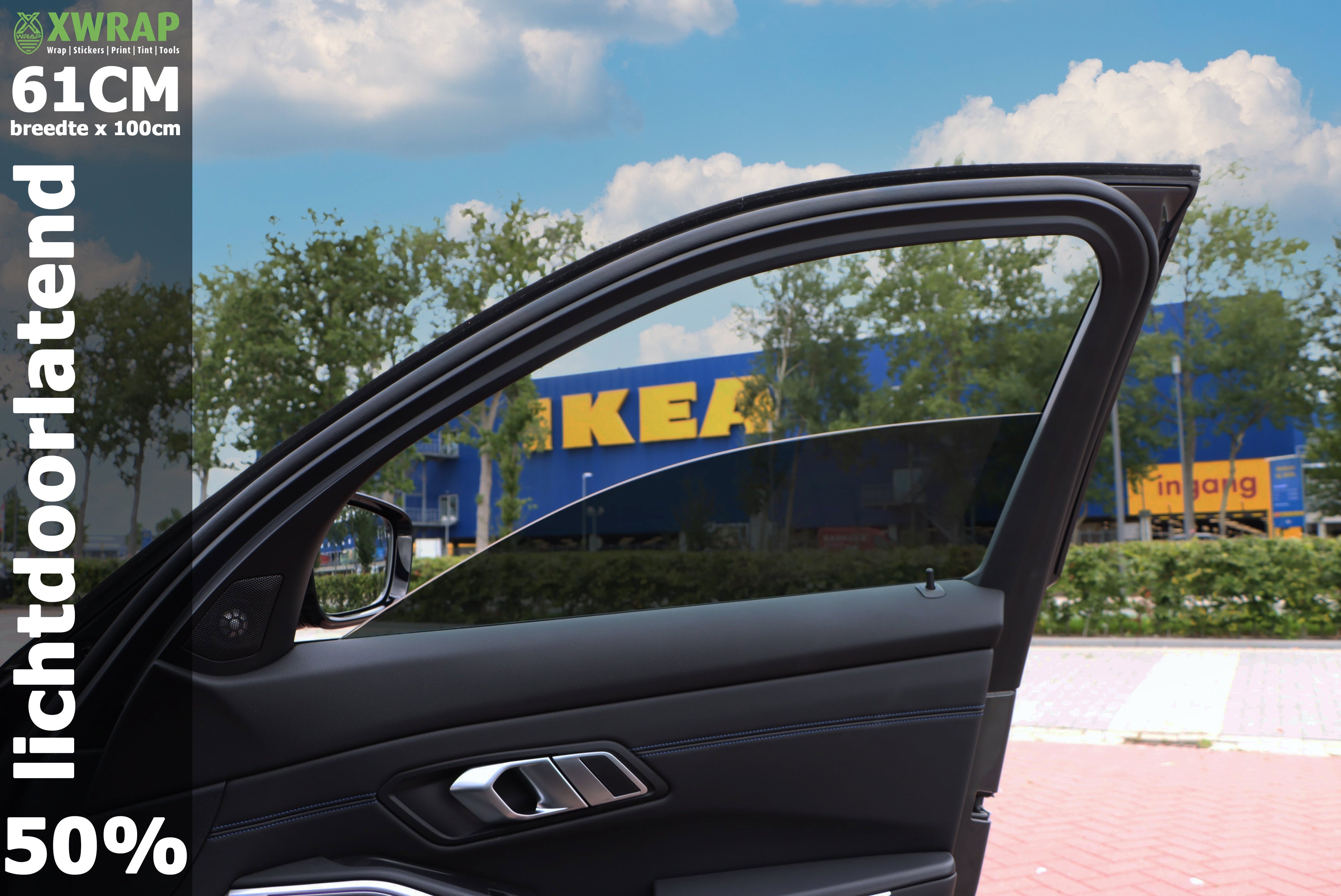 Voorgesneden Raamfolie Kit Voor Mini Cooper 3-Deurs Hatchback 2007-2013 - Achterruiten 20% Donkere Rook