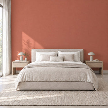 Canyon matte interieurfolie als wand in slaapkamer