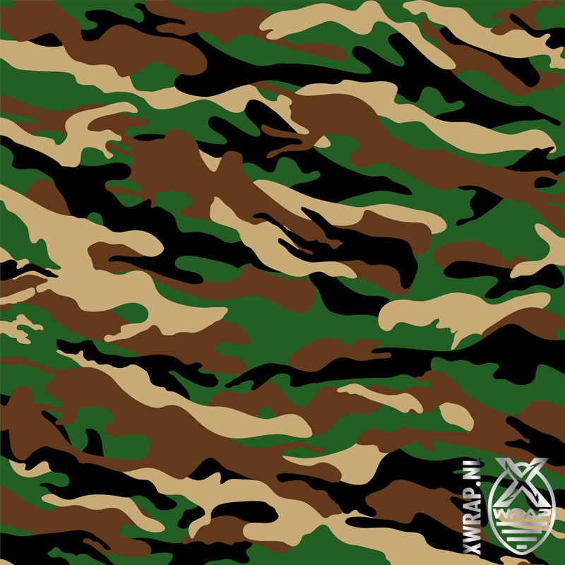 Camouflage Green Brown