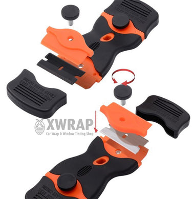 Double-sided scraper