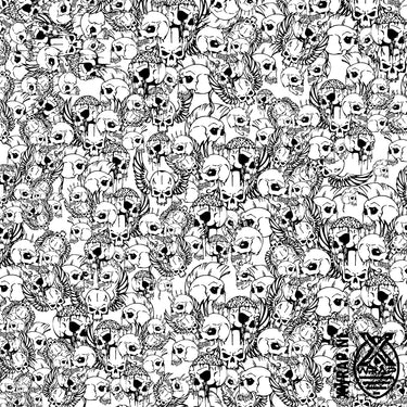Skulls wrap pattern - xwrapshop
